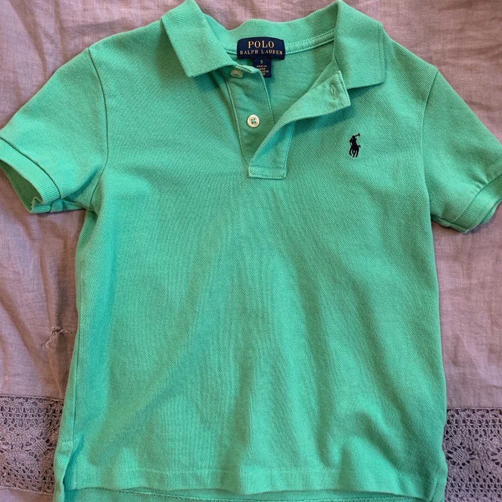 Teal Polo Shirt Sz 5